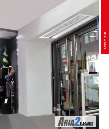 Montaj perdea de aer rece incastrata Aria2 Elegance